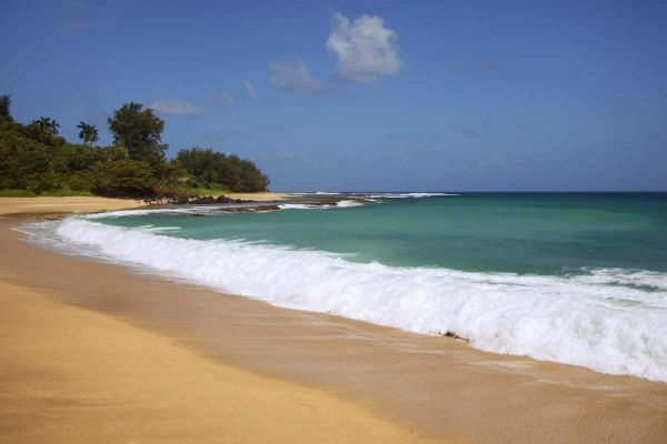 USA, Hawaii, Kauai Scenic of Secret Beach